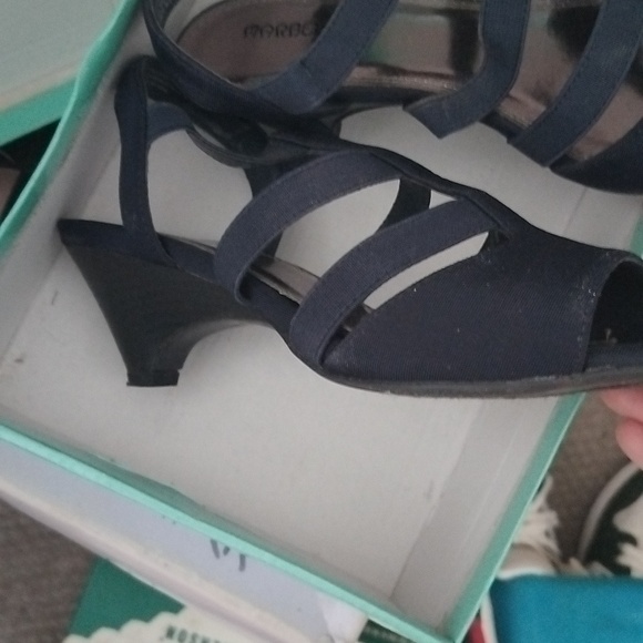 MARELLA Women's Navy Strappy Sandals - Picture 3 of 3